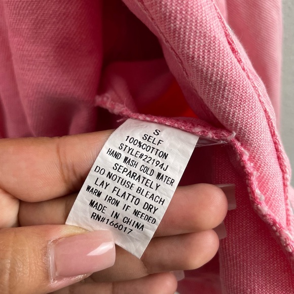 Denim Cropped Pink Jacket with Fringe Rhinestones and Sparkling Stars - Picture 6 of 8